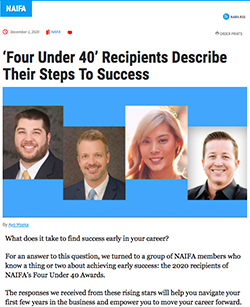 Four Under 40, Recipients Describe Their Steps To Success thumbnail